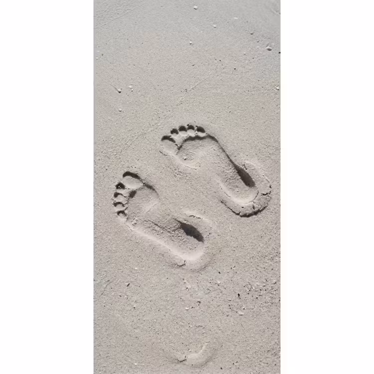 Behang - Voeten - Zand - Zee — 2