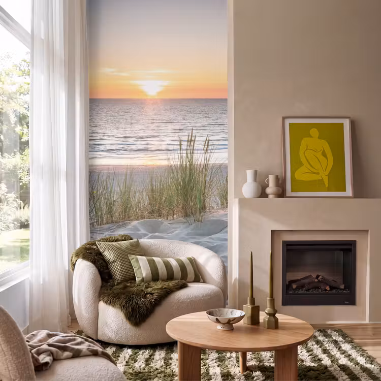 Behang - Zon - Natuur - Strand — 1