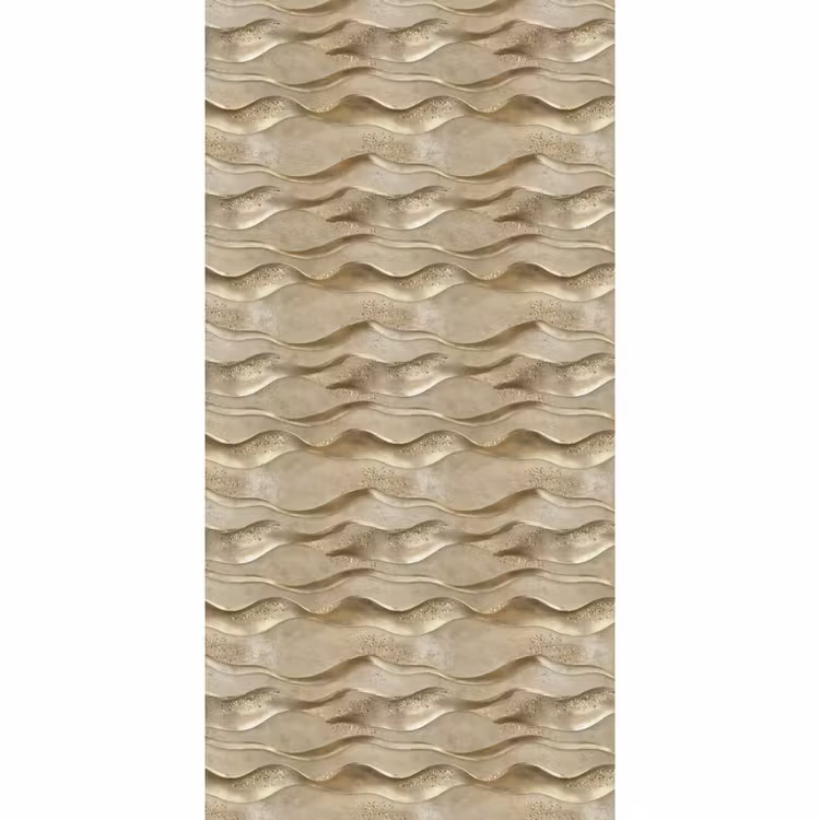 Behang - Golven - Patroon - Goud — 2