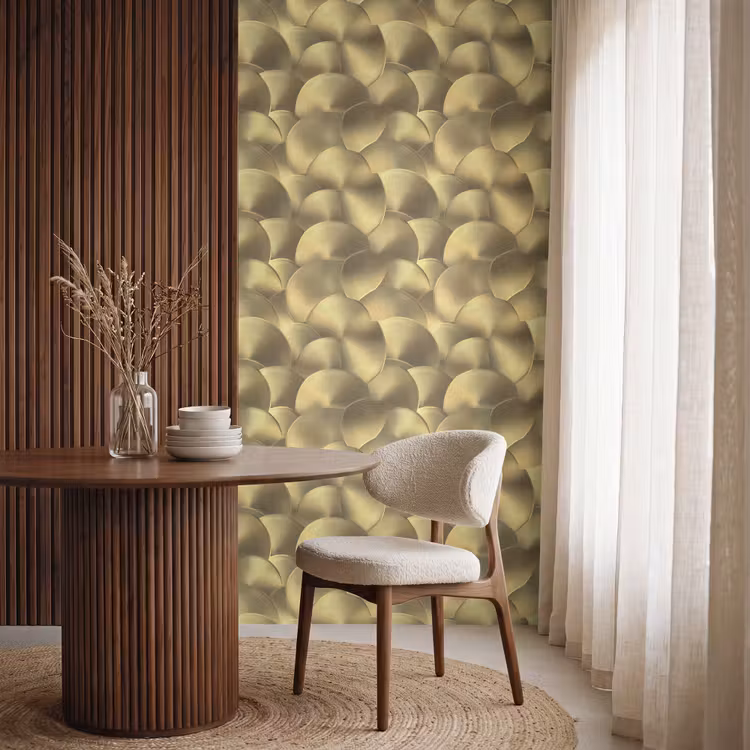 Behang - Modern - Cirkel - Goud — 4