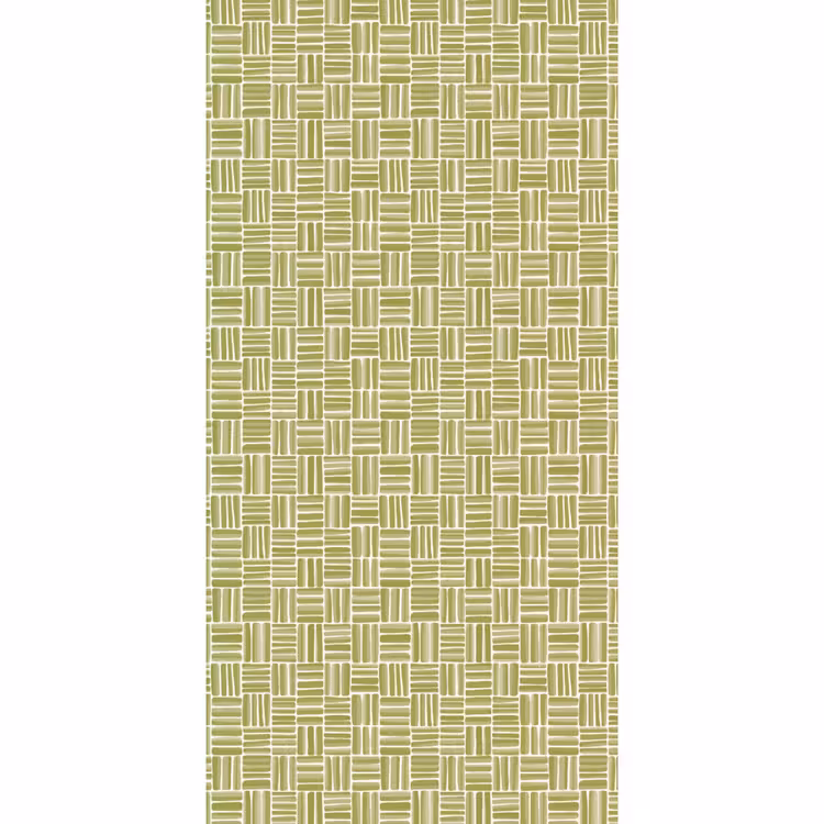 Behang - Vlecht - Patroon - Groen — 2