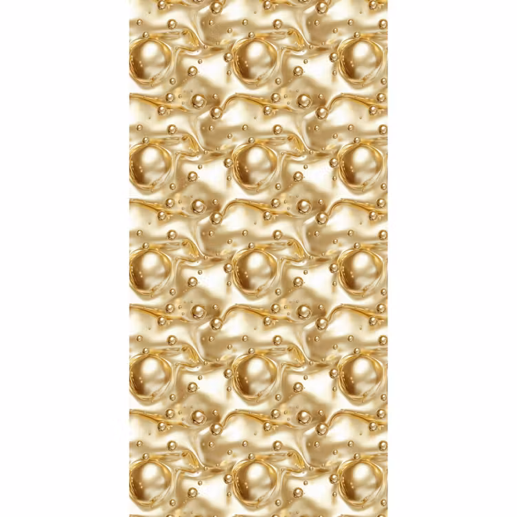Behang - Vloeibaar - Druppels - Goud — 2