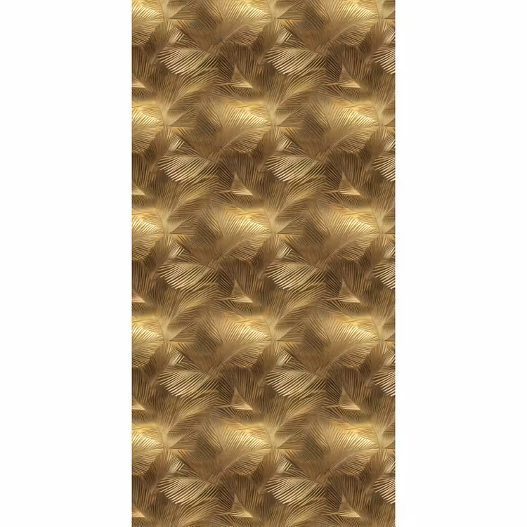 Behang - Palm - Waaier - Goud — 2