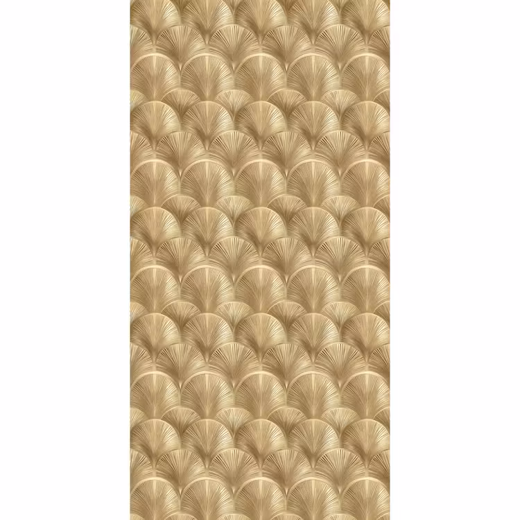 Behang - Patroon - Waaier - Goud — 2
