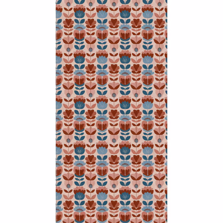 Behang - Vintage - Motief - Kleurrijk — 2