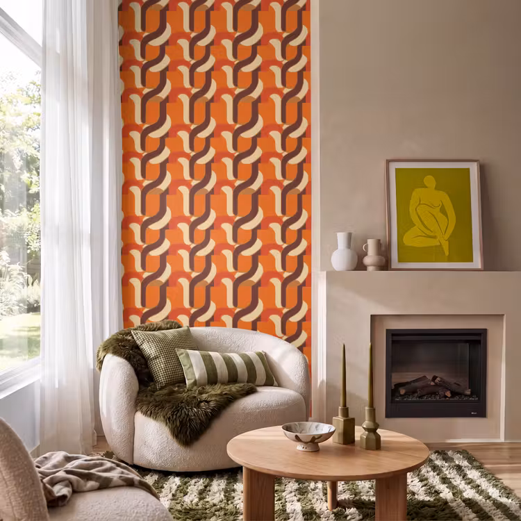 Behang - Retro - Modern - Kleurrijk — 1