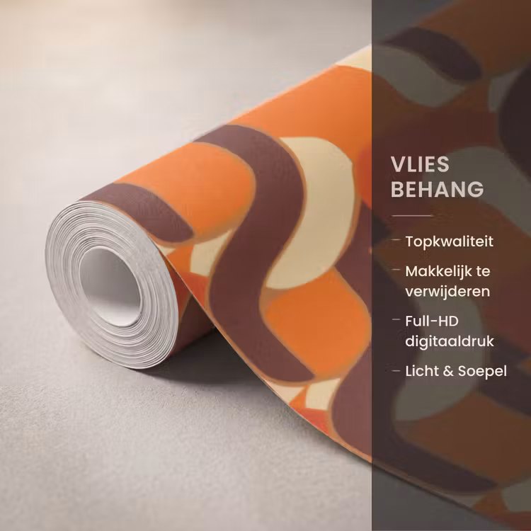 Behang - Retro - Modern - Kleurrijk — 3