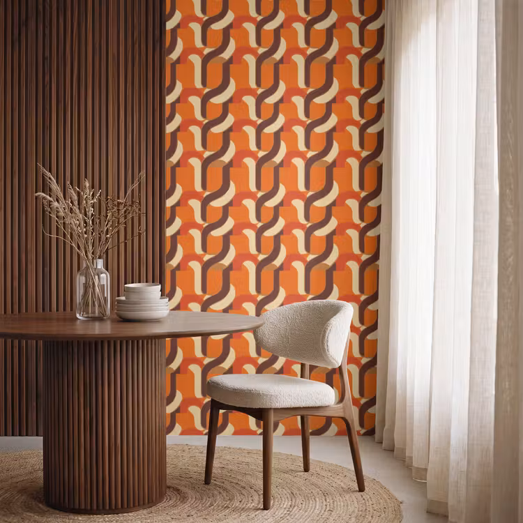 Behang - Retro - Modern - Kleurrijk — 4
