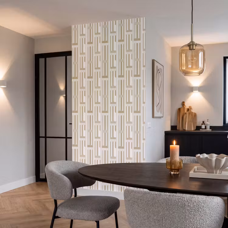 Behang - Modern - Geometrisch - Beige — 5