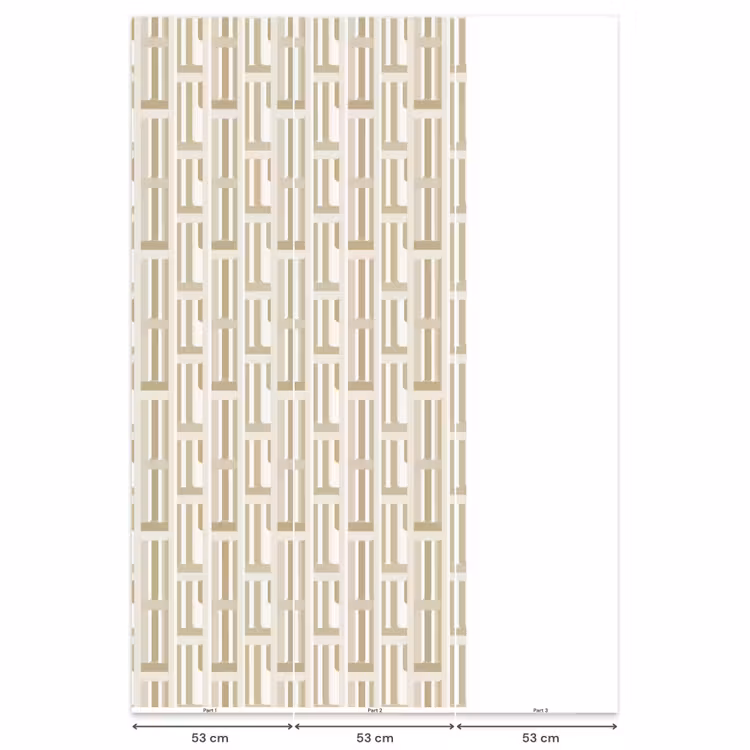 Behang - Modern - Geometrisch - Beige — 6