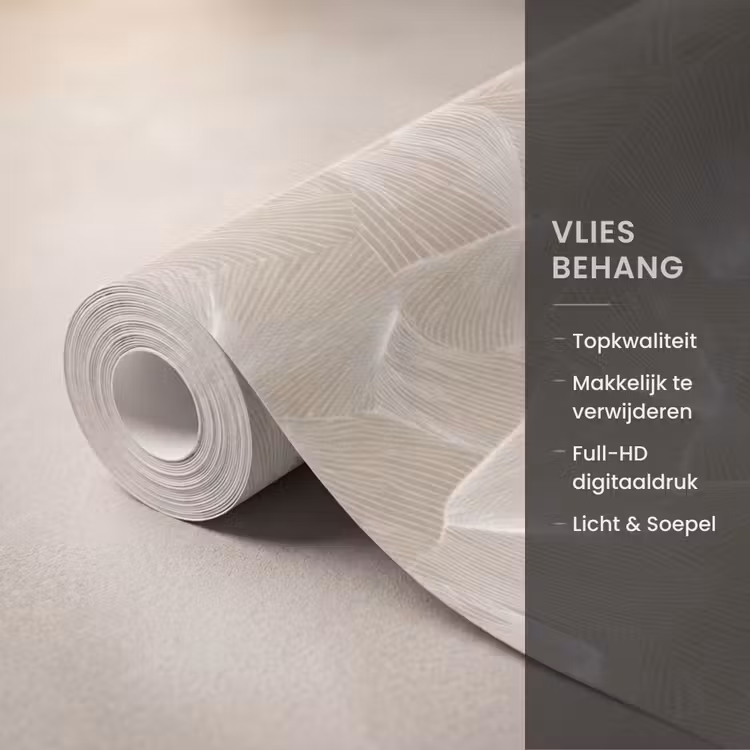 Behang - Organisch - Textuur - Beige — 3