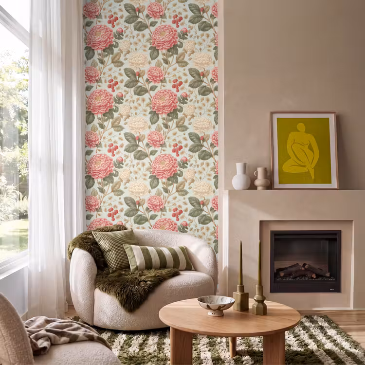 Behang - Klassiek - Botanisch - Veelkleurig — 1
