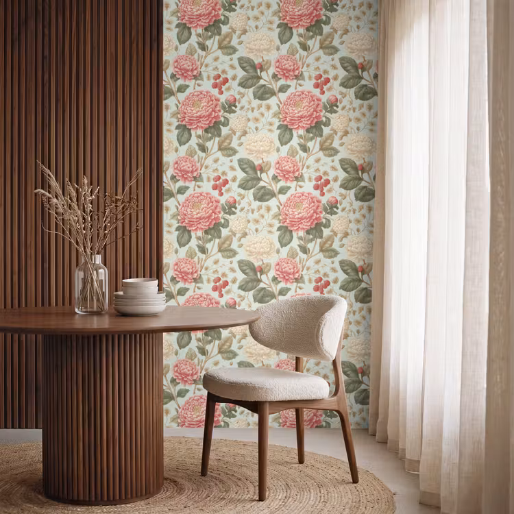 Behang - Klassiek - Botanisch - Veelkleurig — 4