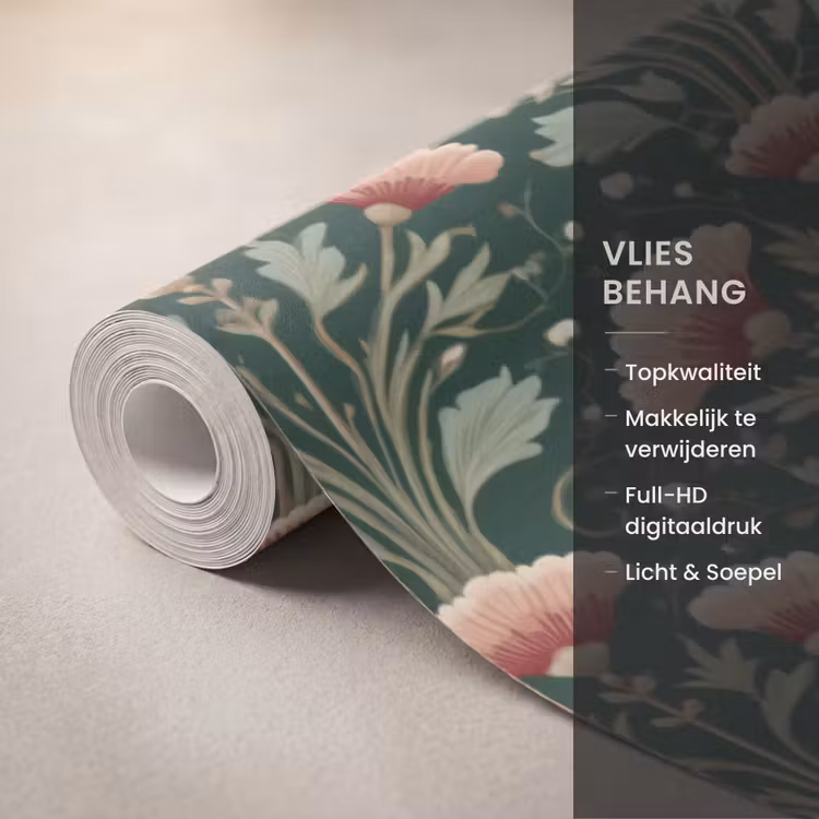 Behang - Patroon - Botanisch - Kleurrijk — 3