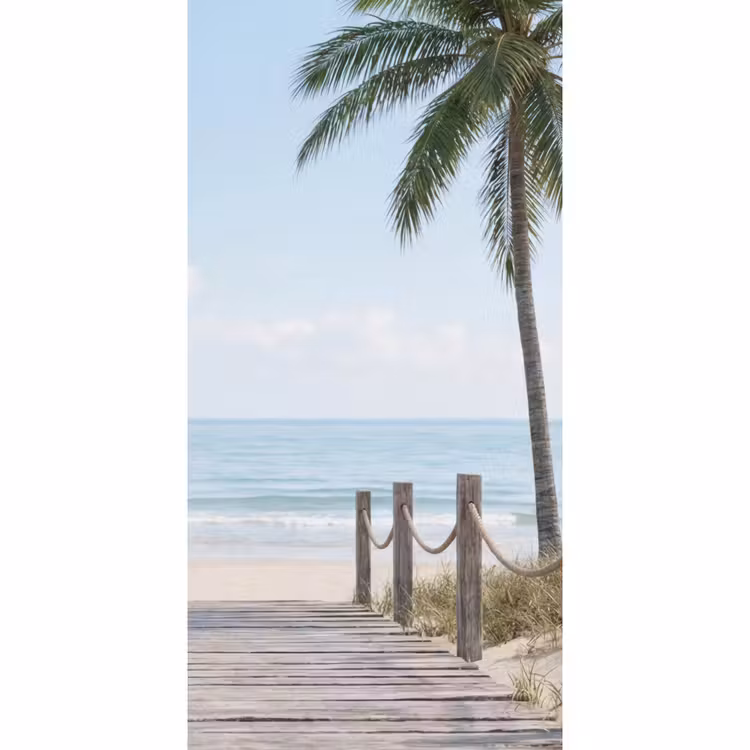 Behang - Palmbomen - Pad - Horizon — 2