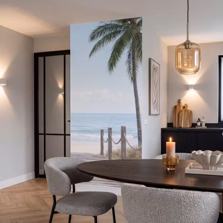 Behang - Palmbomen - Pad - Horizon — 5