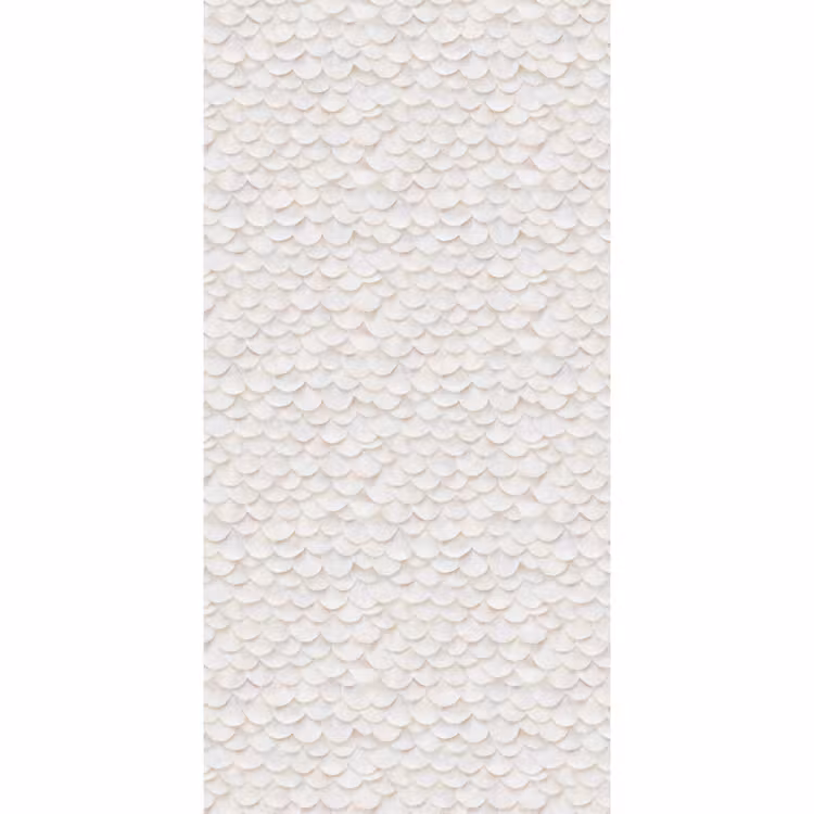 Behang - Schubben - Wit - Elegant — 2
