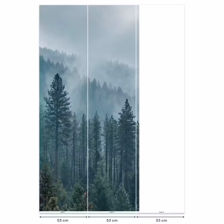 Behang - Naaldwoud - Bergen - Nebel — 6