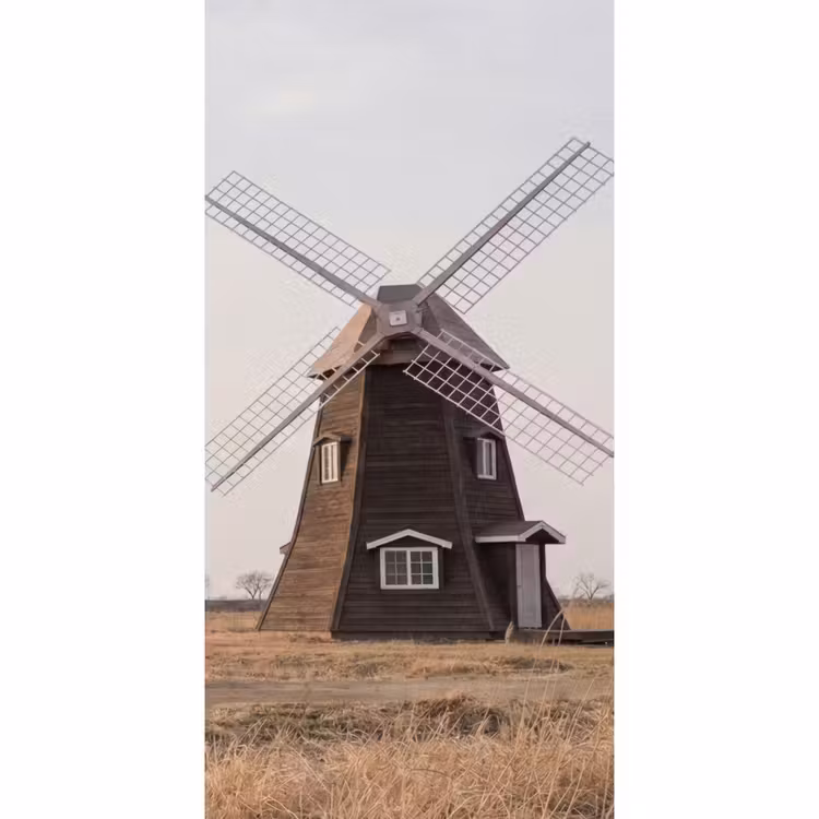 Behang - Windmolens - Landschap - Veld — 2