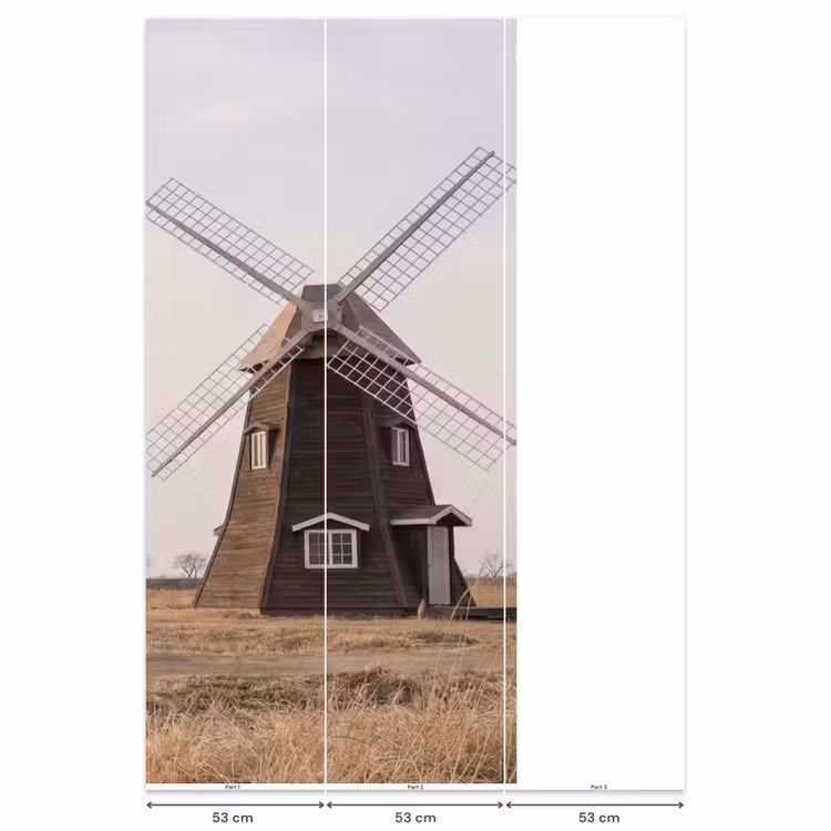 Behang - Windmolens - Landschap - Veld — 6