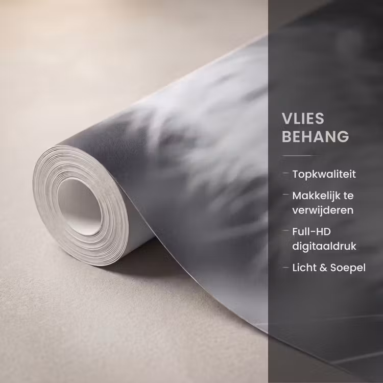 Behang - Luipaard - Zwart - Wit - Oog — 3