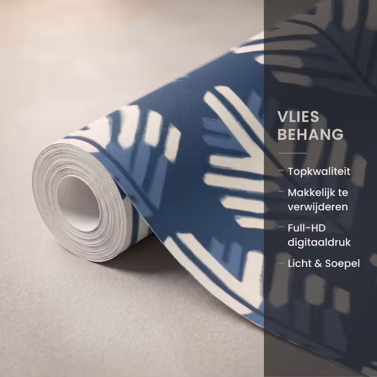 Behang - Modern - Patroon - Blauw — 3
