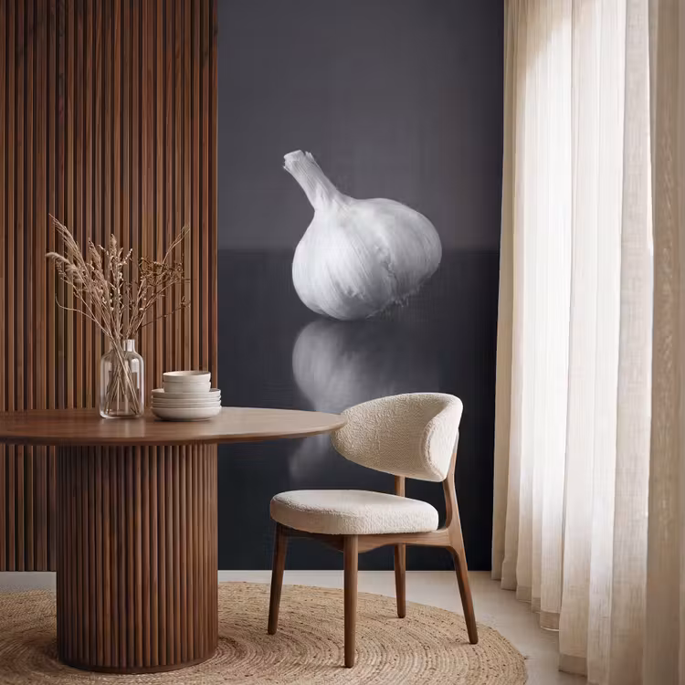 Behang - Knoflook - Zwart - Wit — 4