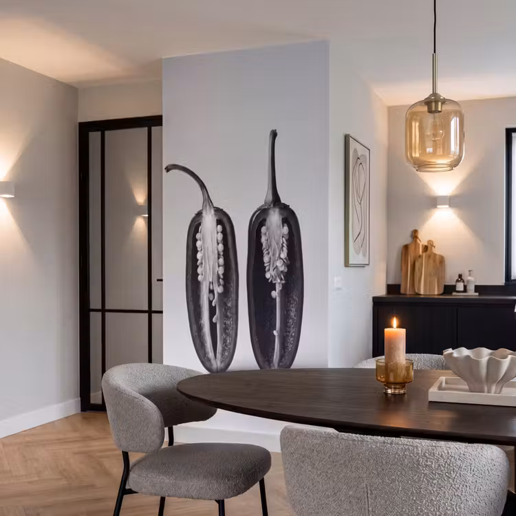 Behang - Pepers - Zwart - Wit - Zaadlijsten — 5