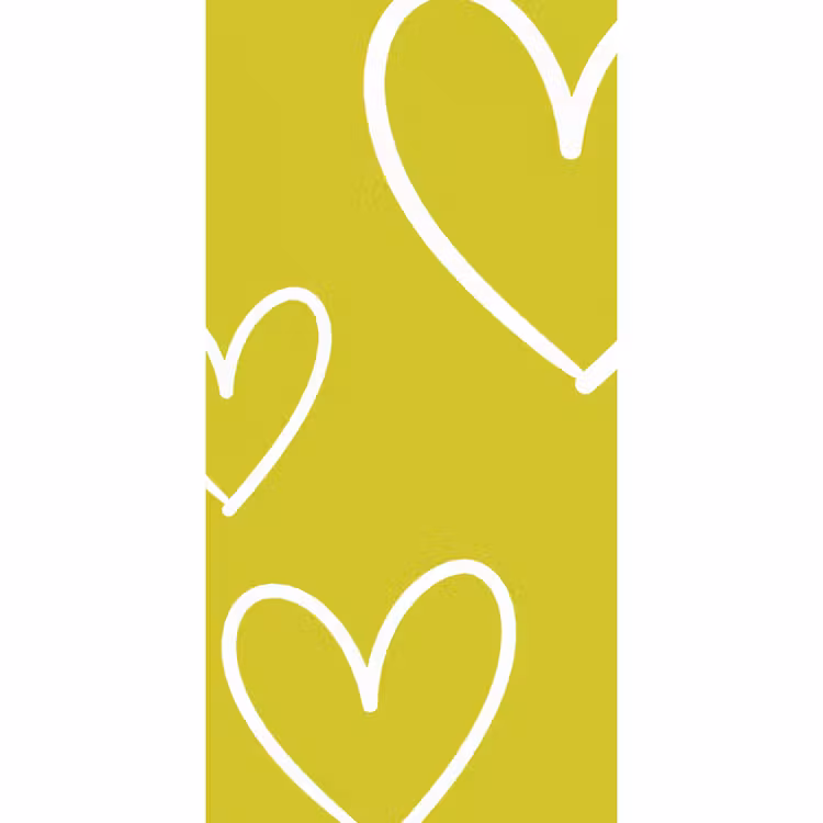 Behang - Groen - Hartjes - Wit — 2