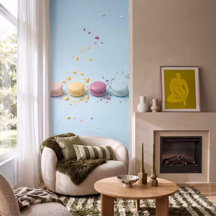 Behang - Macarons - Kleurrijk - Pastel — 1