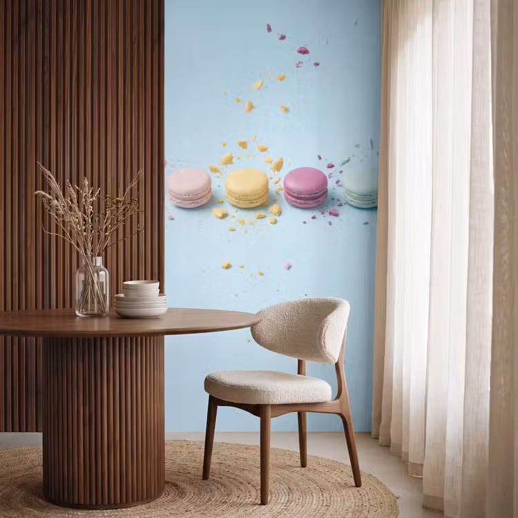Behang - Macarons - Kleurrijk - Pastel — 4