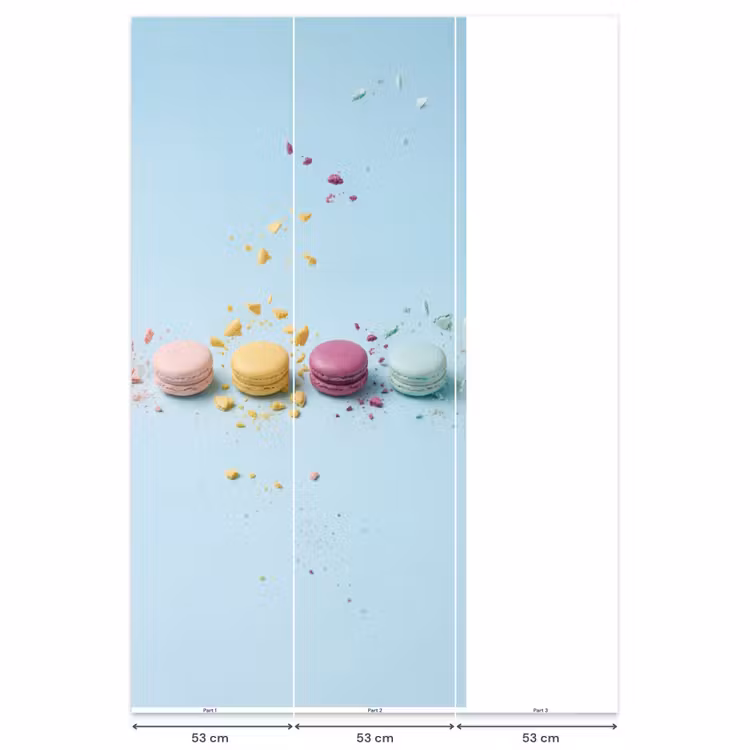 Behang - Macarons - Kleurrijk - Pastel — 6