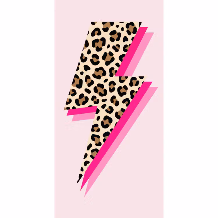 Behang - Stippen - Roze - Bliksem — 2