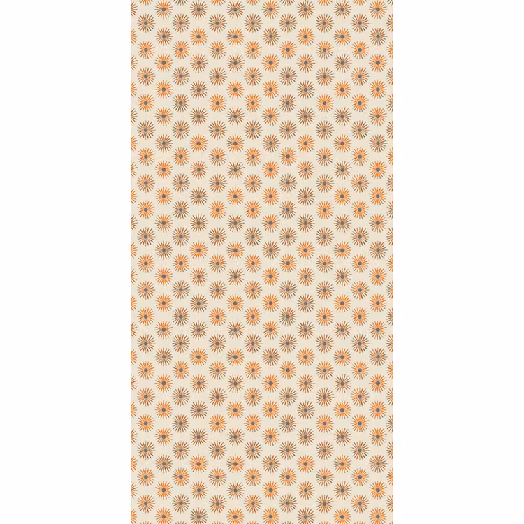 Behang - Madelief - Patroon - Oranje — 2