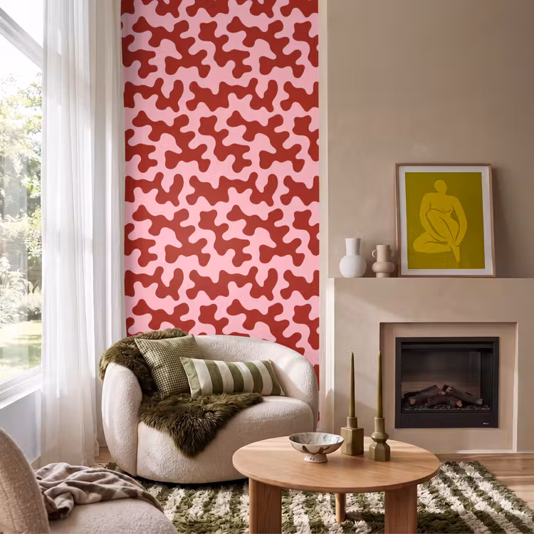 Behang - Modern - Abstract - Rood — 1