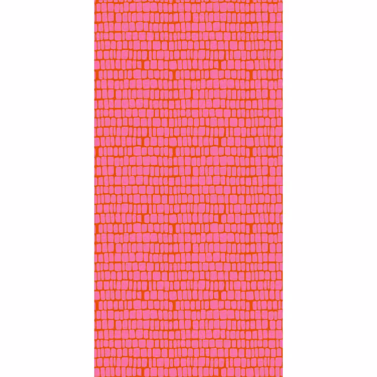 Behang - Organisch - Raster - Roze — 2