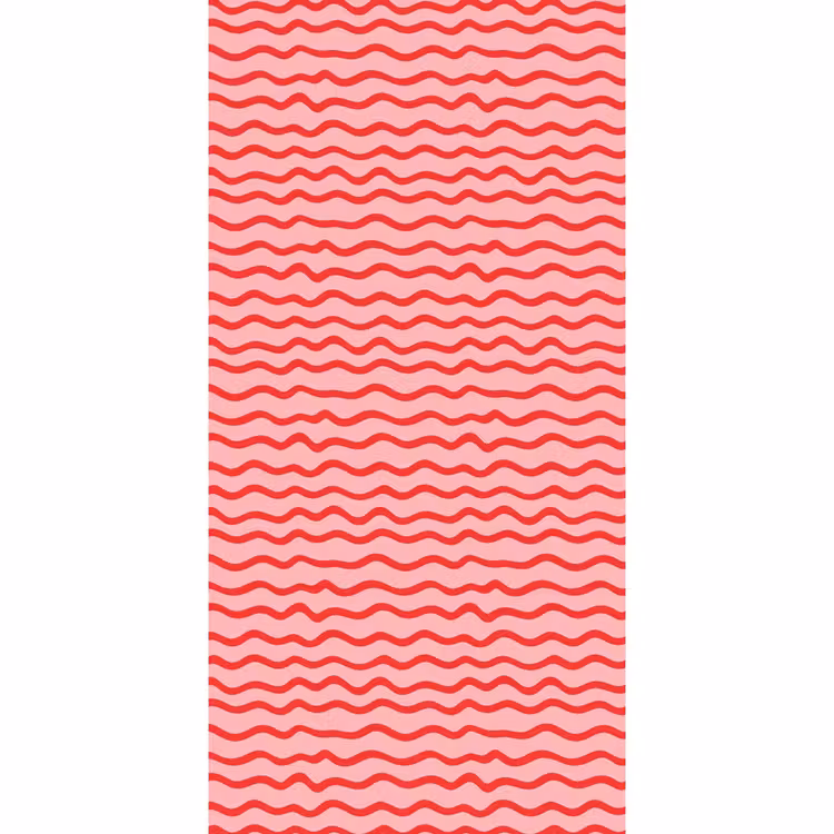 Behang - Speels - Patroon - Rood — 2