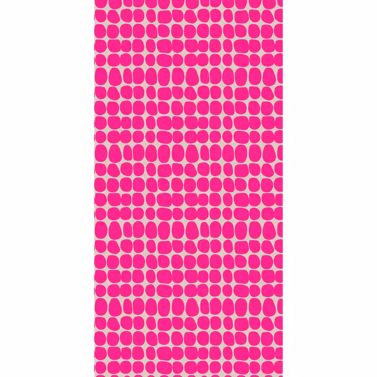 Behang - Stippen - Patroon - Roze — 2
