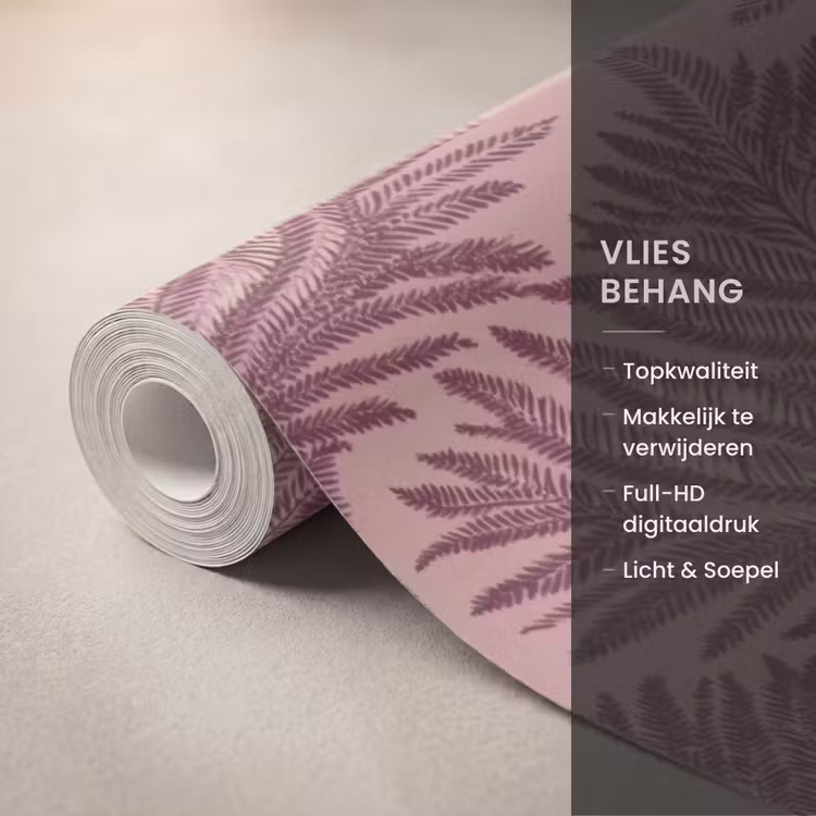 Behang - Varen - Patroon - Paars — 3