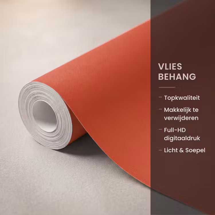 Behang - Oranje - Hoed - Vrouw — 3
