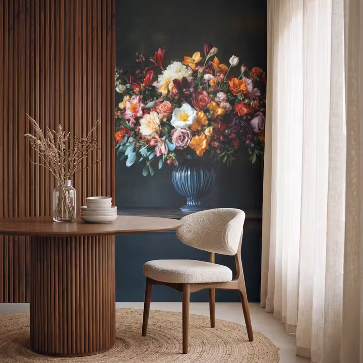Behang - Groot - Bloemen - Vaas - Boeket — 4