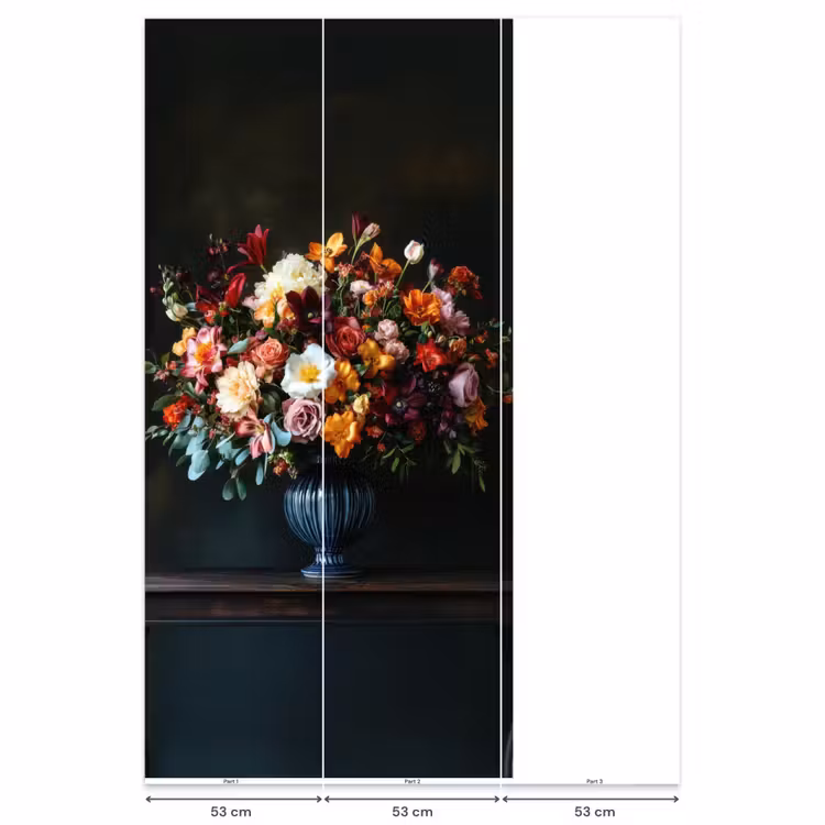Behang - Groot - Bloemen - Vaas - Boeket — 6