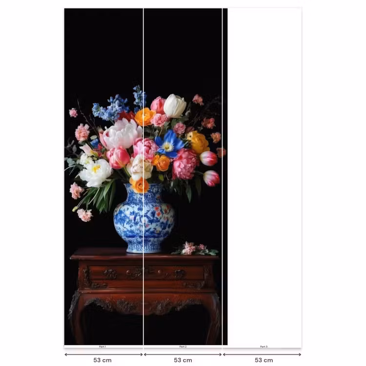 Behang - Rozen - Bloemen - Vaas - Boeket — 6