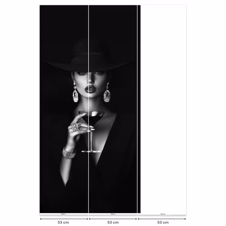 Behang - Vrouw - Cocktail - Chic — 6