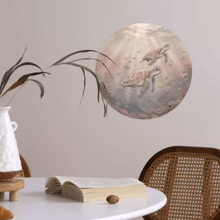 Behangcirkel - Dier - Onderwater - Oceaan - Illustratie - Zeeleven — 4