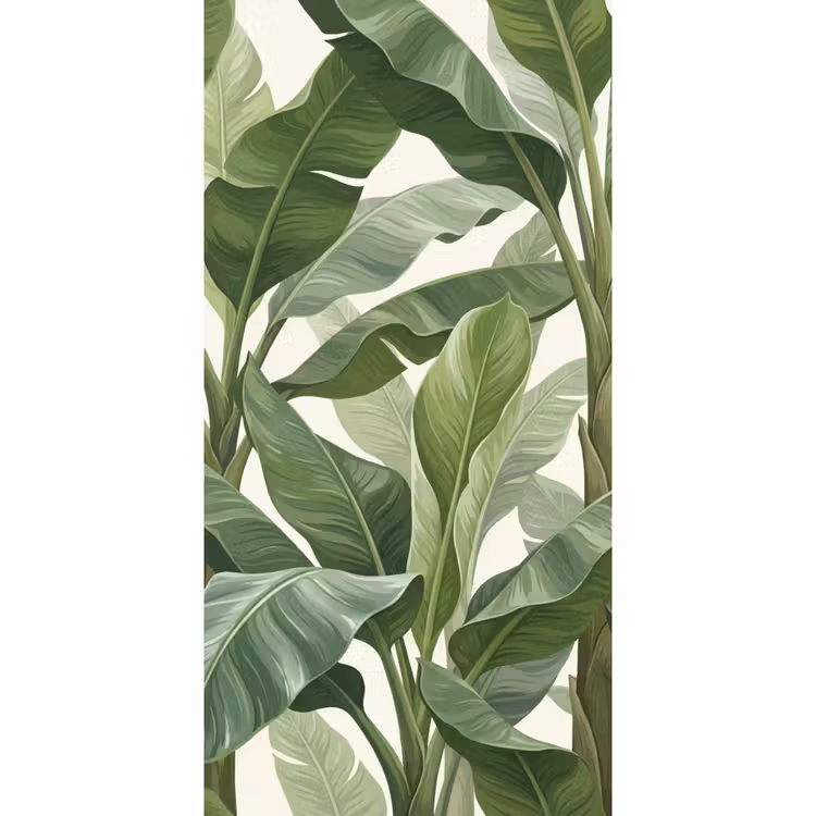 Behang - Planten - Bladeren - Tropisch - Groen — 2