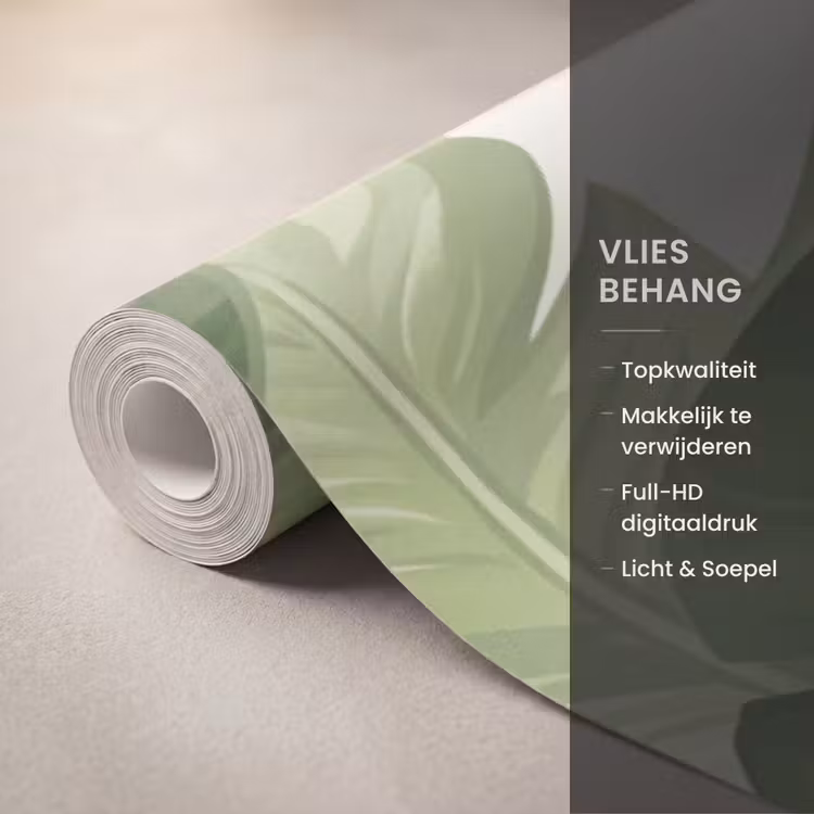 Behang - Planten - Bladeren - Tropisch - Groen — 3