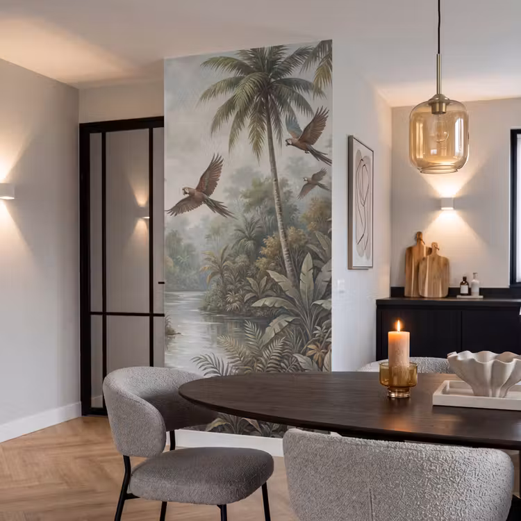 Behang - Vogel - Vliegend - Tropisch - Landschap - Klassiek — 5