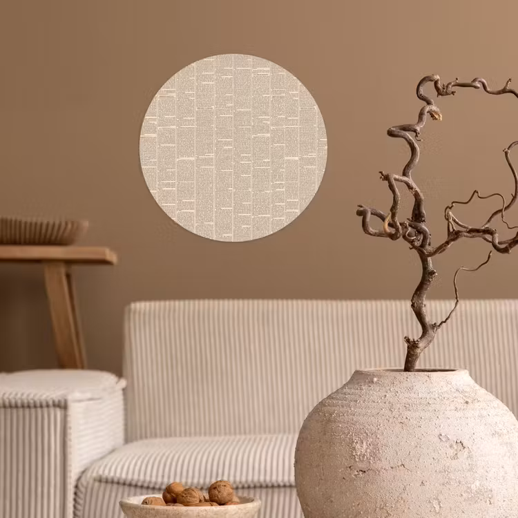 Behangcirkel - Krant - Nieuws - Historisch - Vintage - Beige — 2
