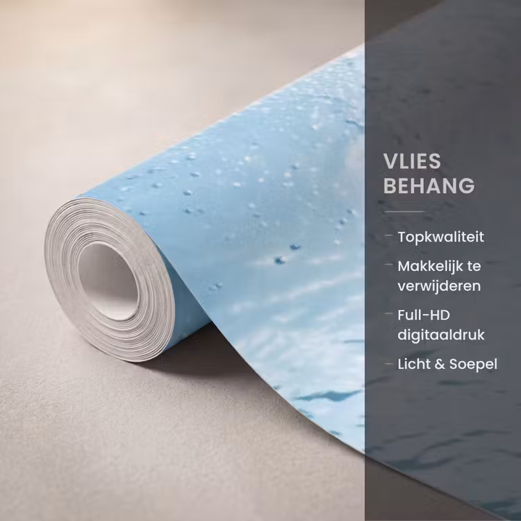 Behang - Vis - School - Oceaan - Natuur - Blauw — 3